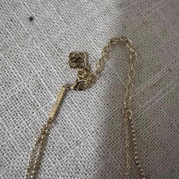 Kendra Scott Double Layered Opal Gold Necklace - Picture 4 of 4